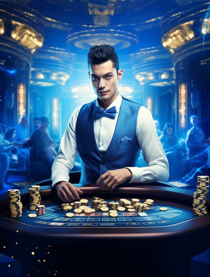 Meja Casino Hold'em live dengan dealer profesional di zeeshopgaming
