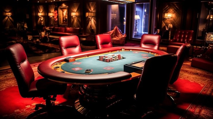 Antarmuka permainan Casino Hold'em di zeeshopgaming untuk perangkat mobile